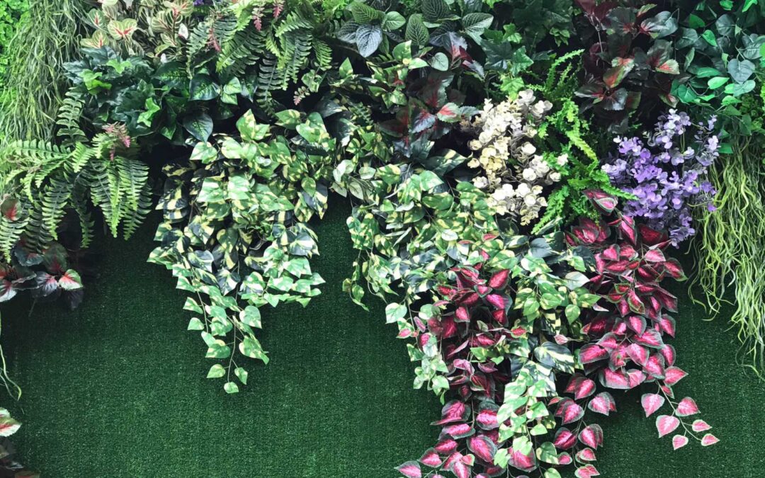 plante artificiel mur