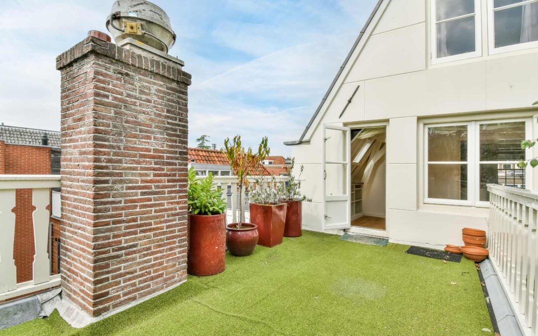 gazon synthétique sur terrasse