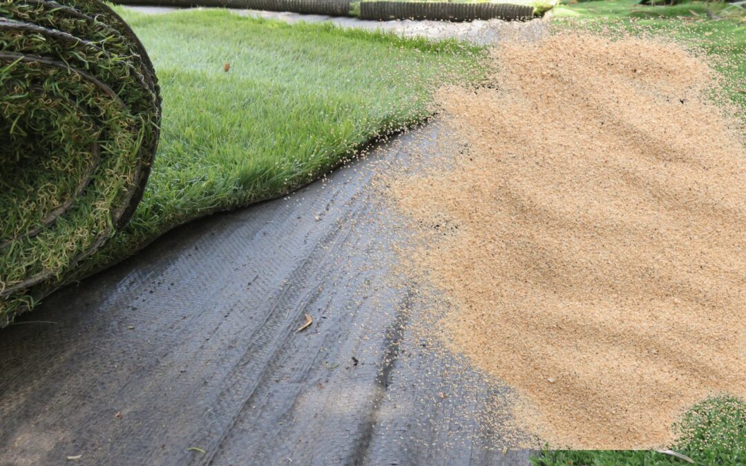 sable gazon synthetique